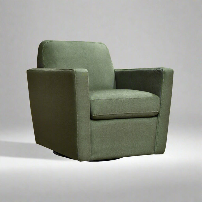 Cooper Swivel Club Chair - Forrest Green - Decoronto