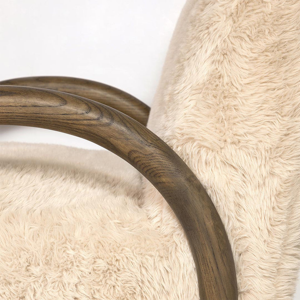 Eros Chair - Shaggy Sand - Decoronto