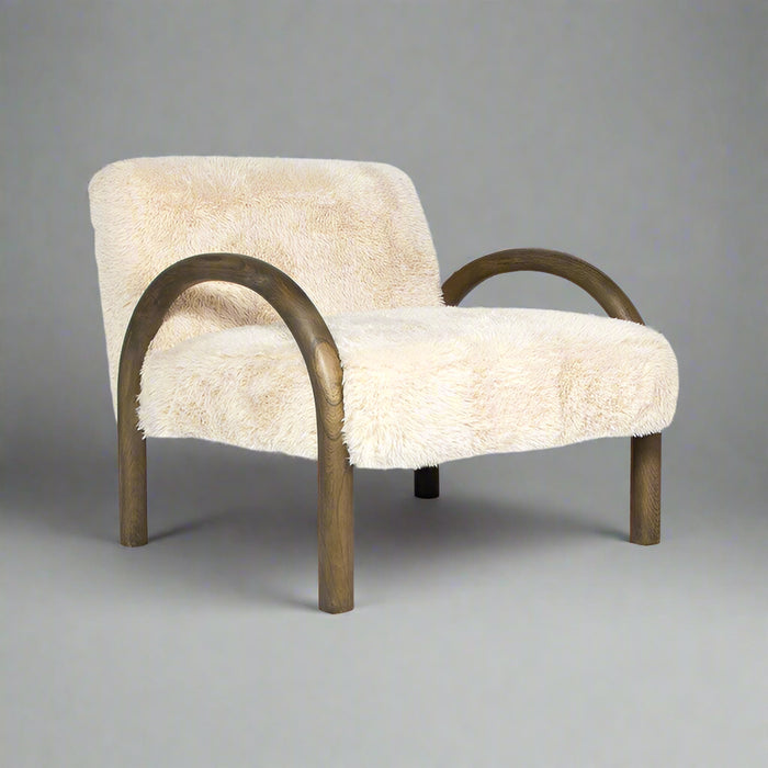 Eros Chair - Shaggy Sand