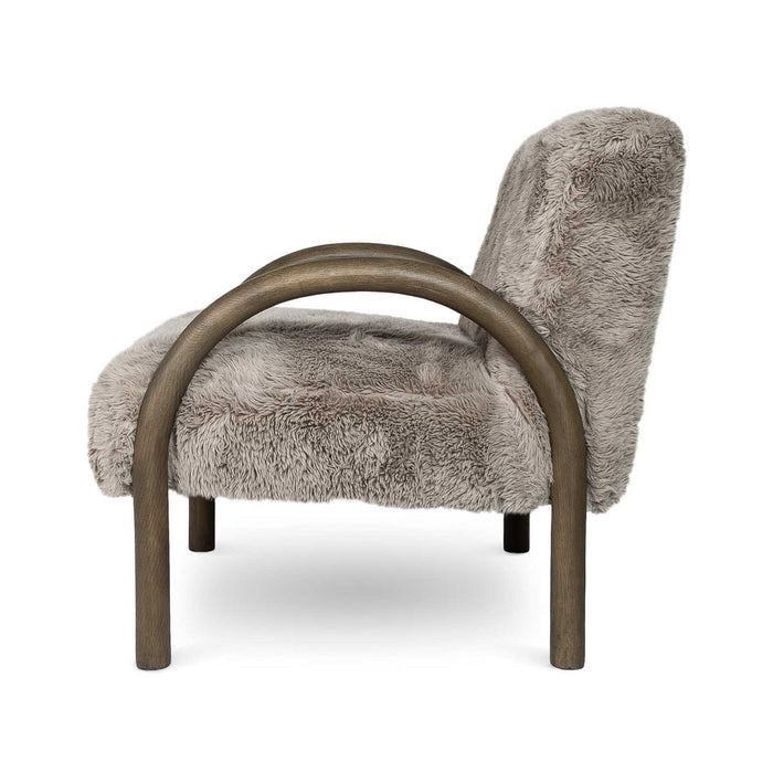 Eros Chair - Shaggy Granite