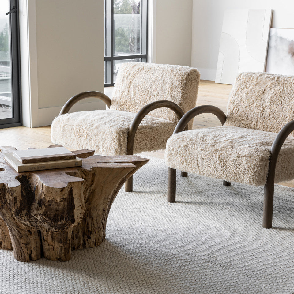 Eros Chair - Shaggy Sand - Decoronto
