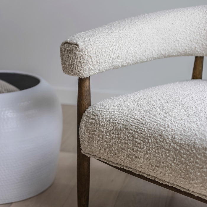 Everest Chair - Cream Boucle