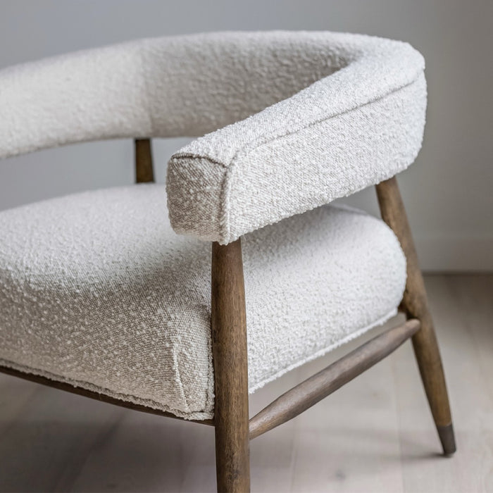 Everest Chair - Cream Boucle