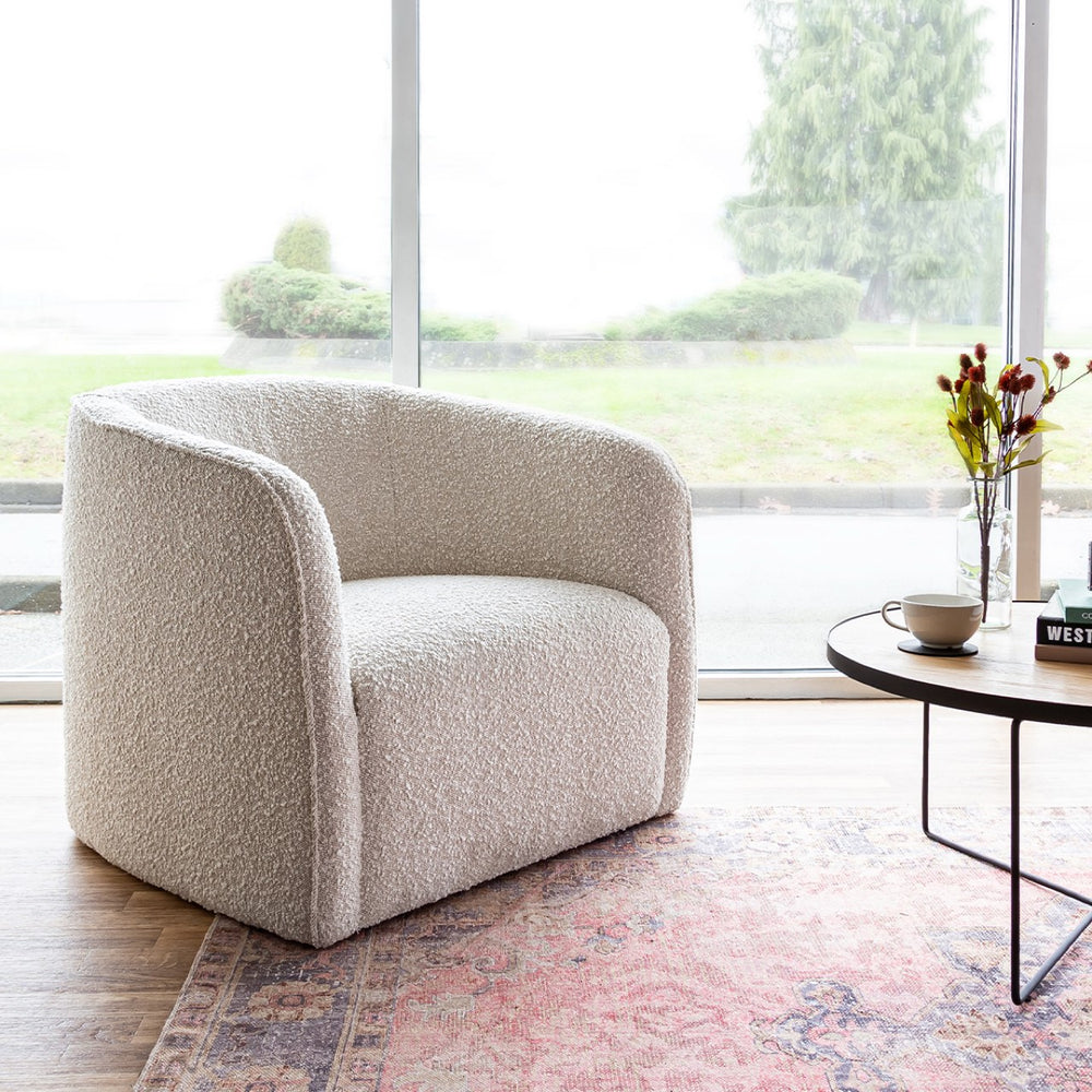 Evita Chair - Cream Boucle - Decoronto