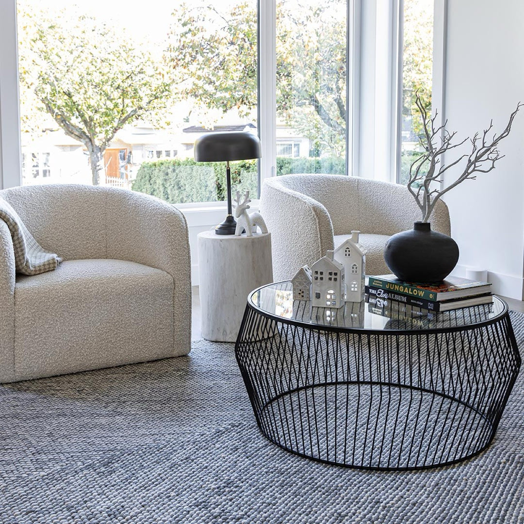 Evita Chair - Cream Boucle - Decoronto