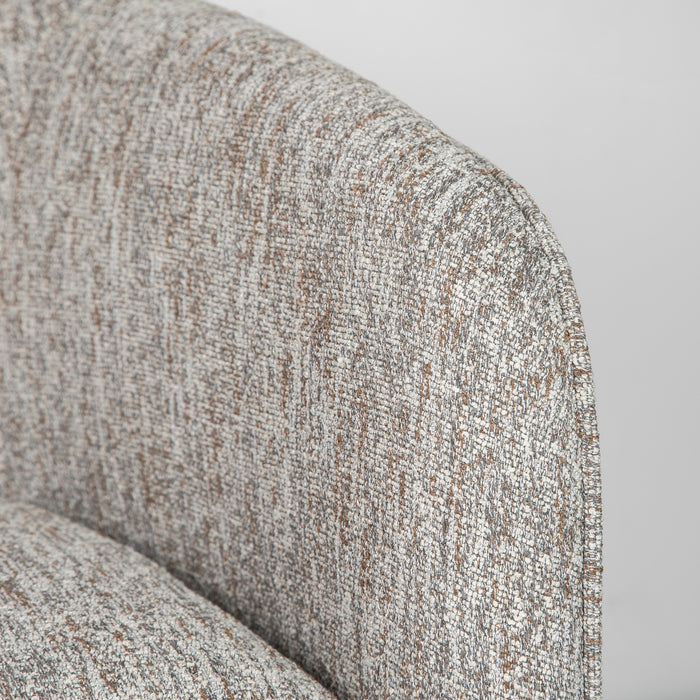 Evita Swivel Chair - Woven Greige