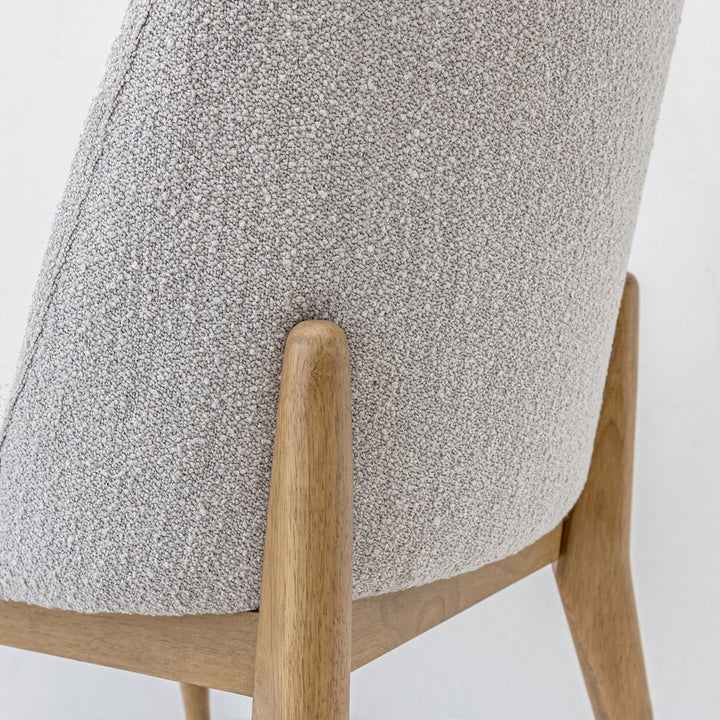 Fawcett Dining Chair - Taupe Boucle - Decoronto