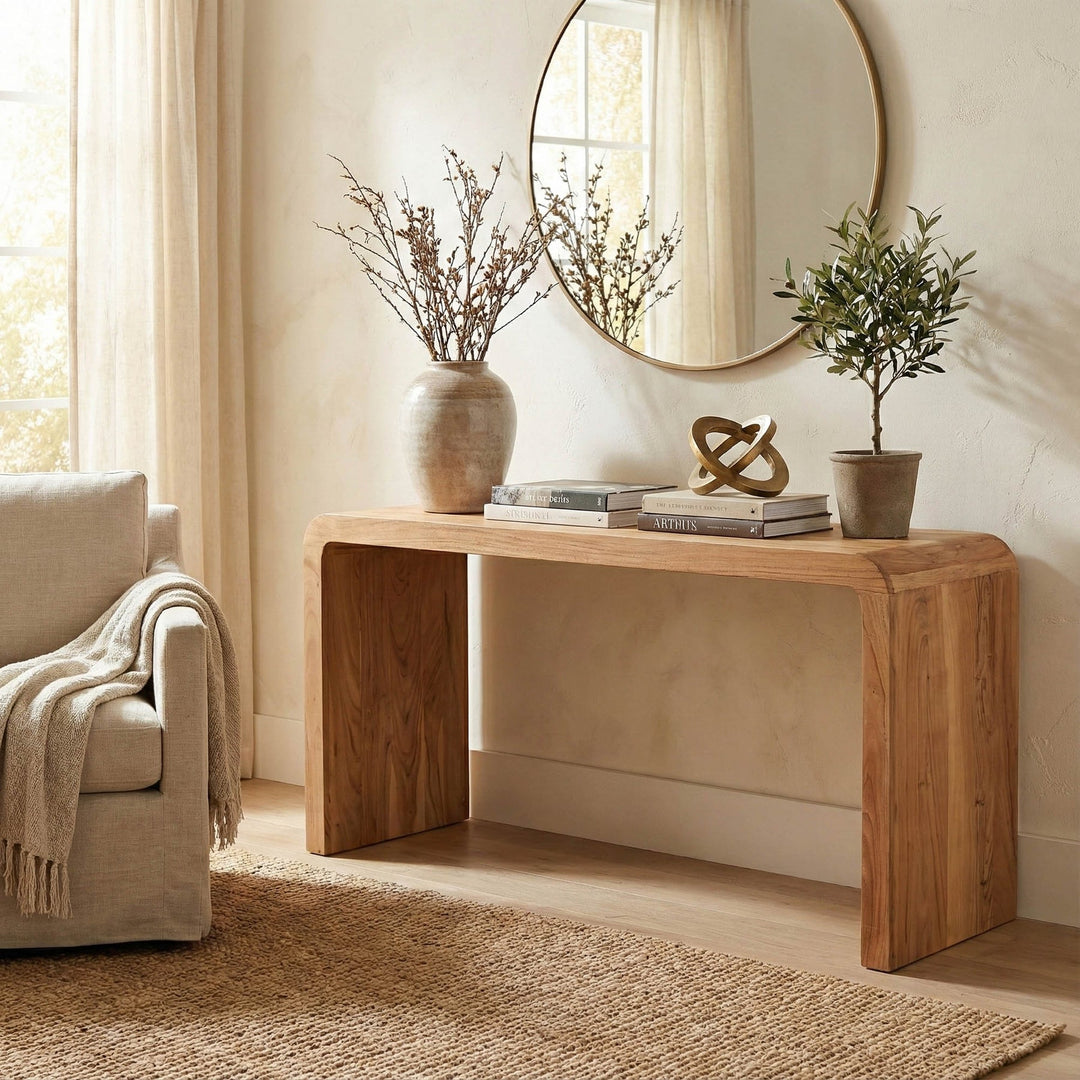 Cove Console Table — Natural - Decoronto