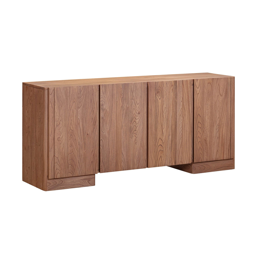 Hazel 71 inch rustic elm sideboard sandblast caramel finish Canada