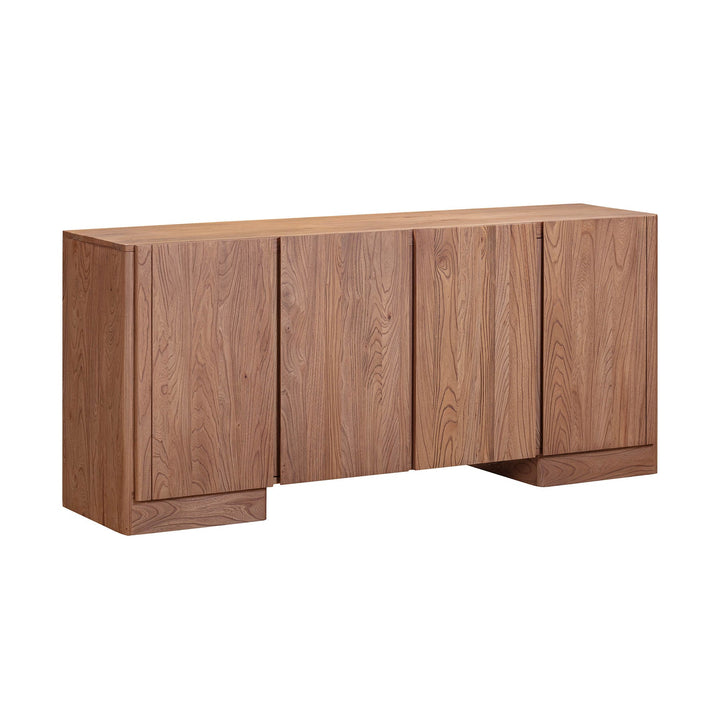 Hazel 71 inch rustic elm sideboard sandblast caramel finish Canada