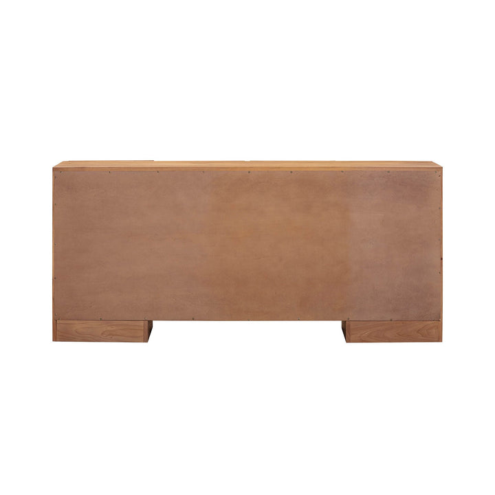 back board rectangular wooden planter box on a white background