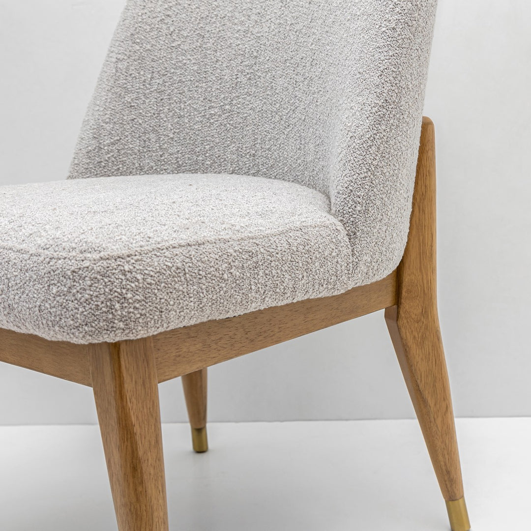 Fawcett Dining Chair - Taupe Boucle - Decoronto