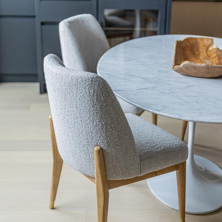 Fawcett Dining Chair - Taupe Boucle - Decoronto