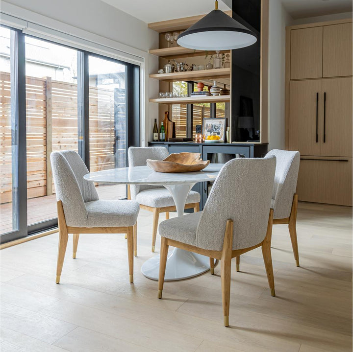Fawcett Dining Chair - Taupe Boucle - Decoronto