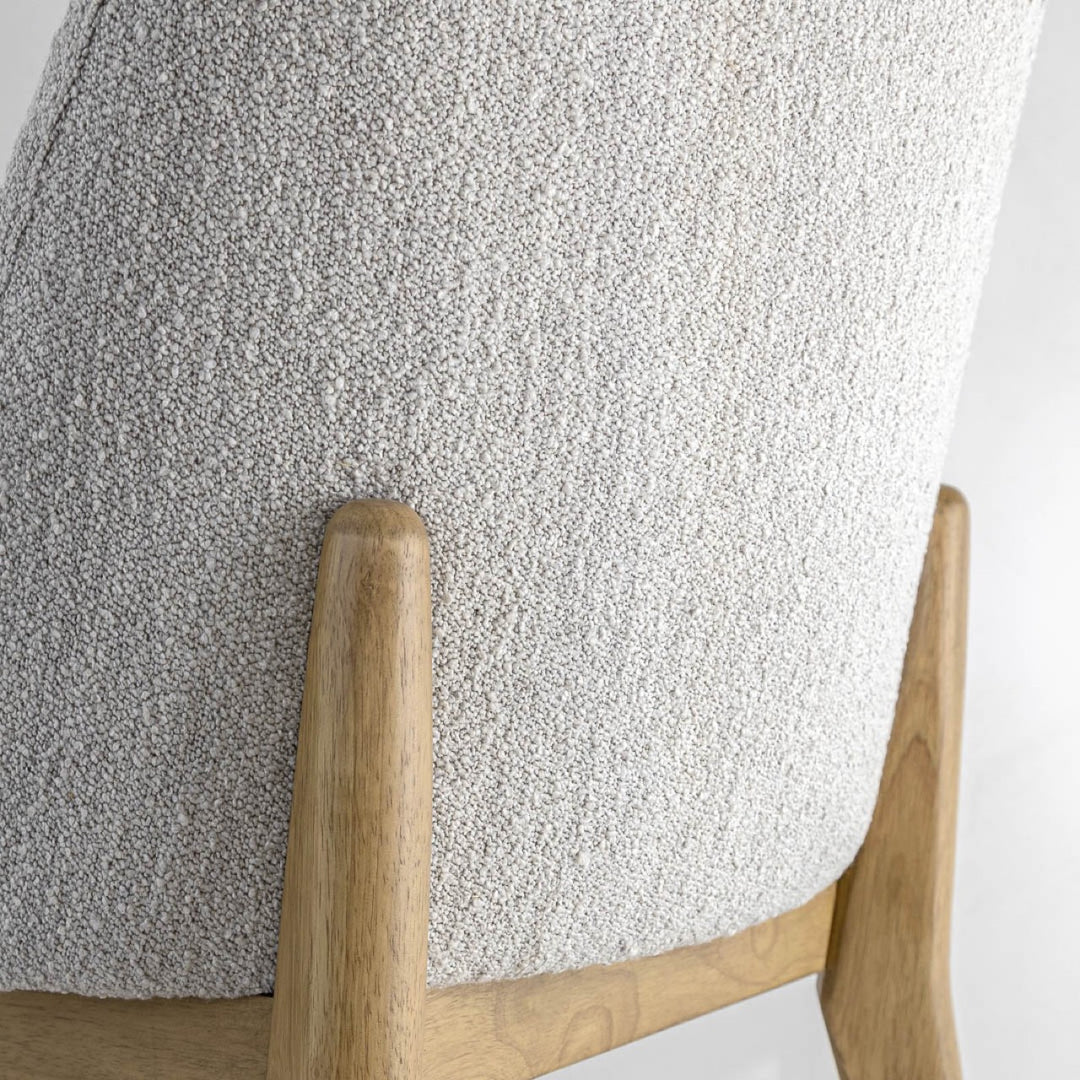 Fawcett Dining Chair - Taupe Boucle - Decoronto