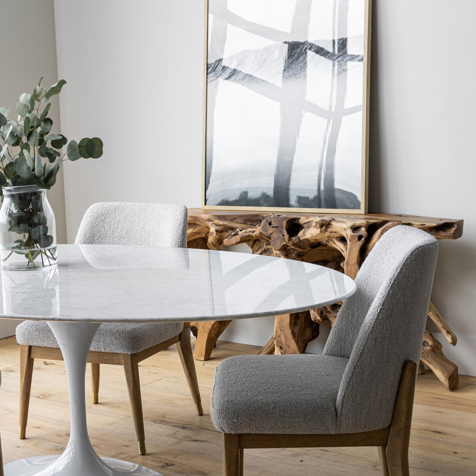 Fawcett Dining Chair - Taupe Boucle - Decoronto