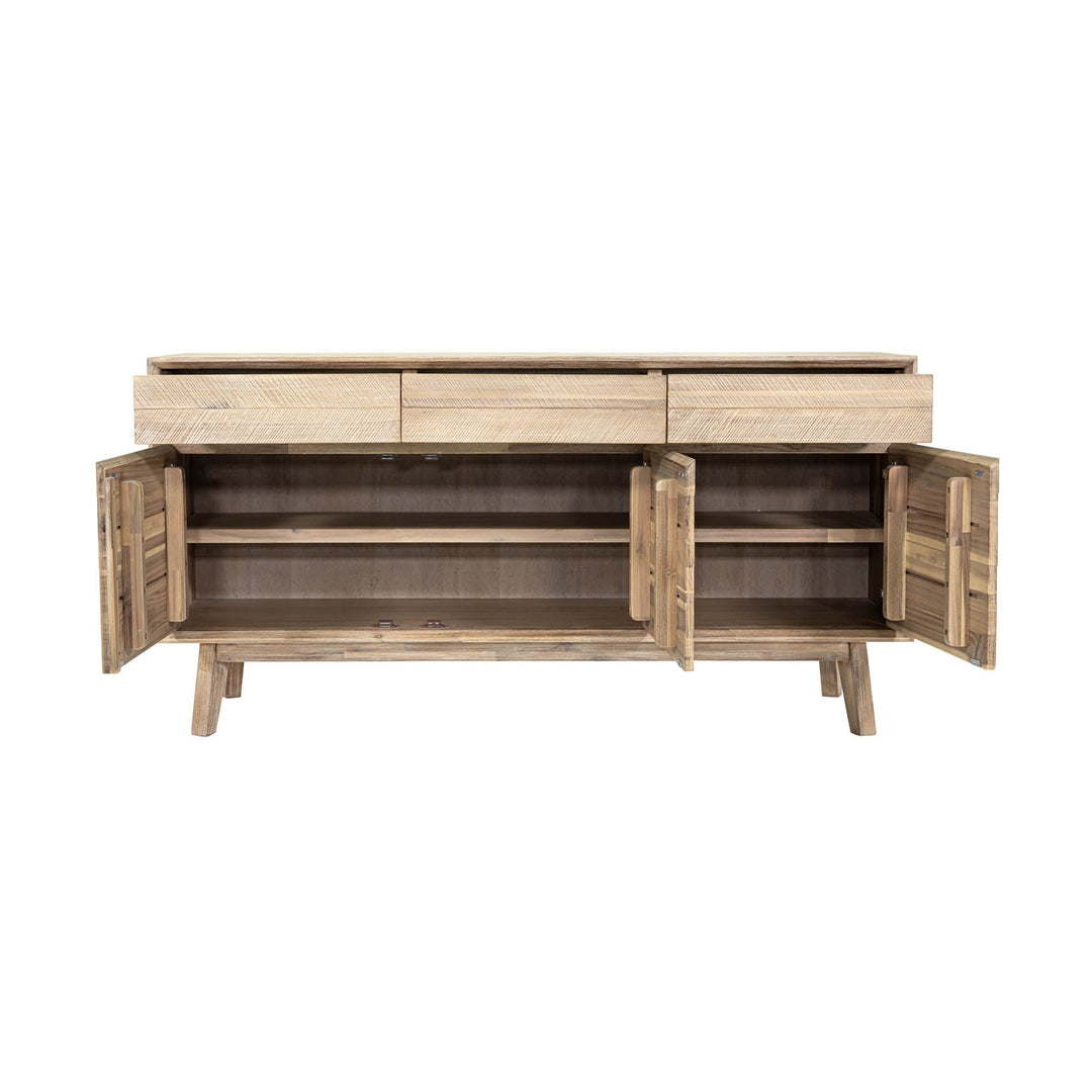 Luxurious Gia Sideboard - Elegant Light Driftwood Finish