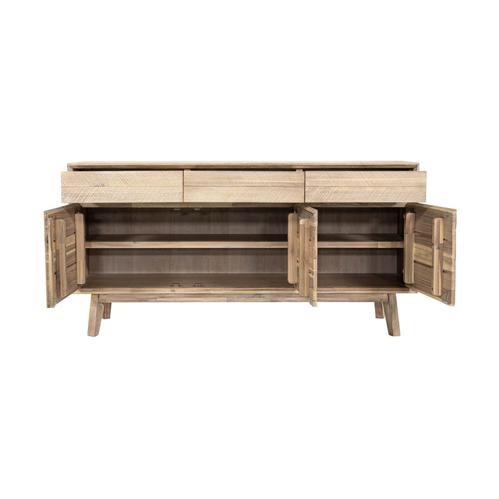 Luxurious Gia Sideboard - Elegant Light Driftwood Finish