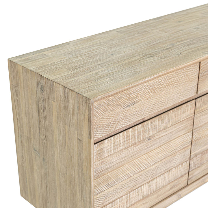 Luxurious Gia Sideboard - Elegant Light Driftwood Finish