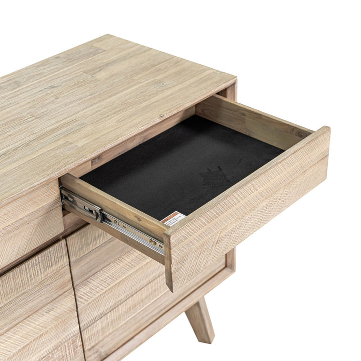 Luxurious Gia Sideboard - Elegant Light Driftwood Finish