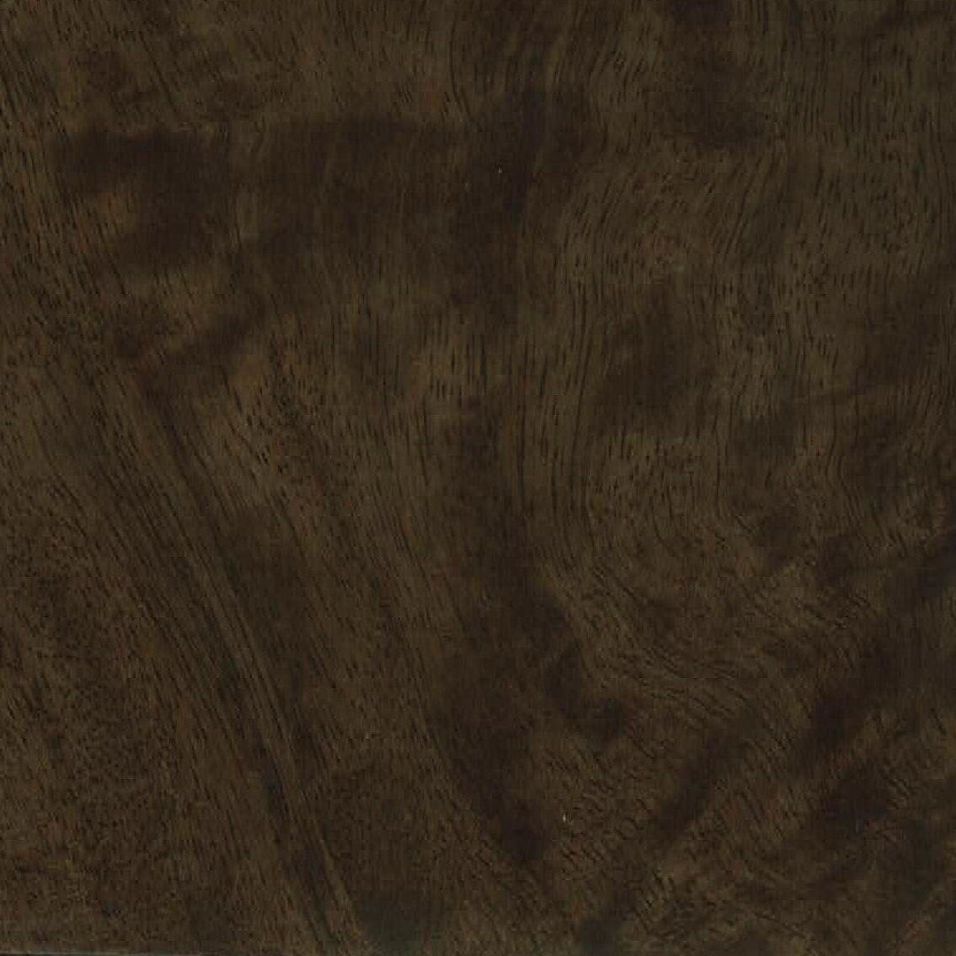 Koda 30" Solid Mango Wood Coffee Table ,Walnut Finish , Bold Sculptural Square Living Room Table