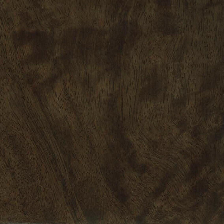 Koda 30" Solid Mango Wood Coffee Table ,Walnut Finish , Bold Sculptural Square Living Room Table