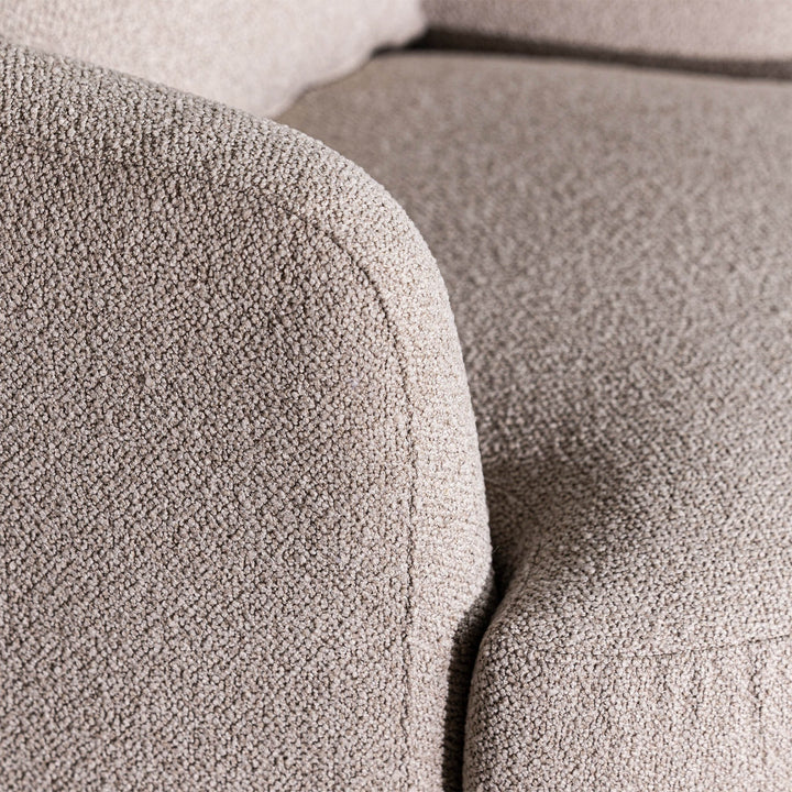 Weston Club Chair – Plush Loose Cushion Accent Chair with Exposed Rubberwood Legs ,Modern Lounge Chair