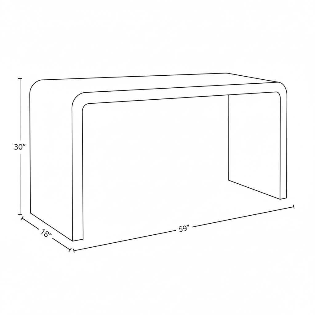 Cove Console Table — Natural - Decoronto