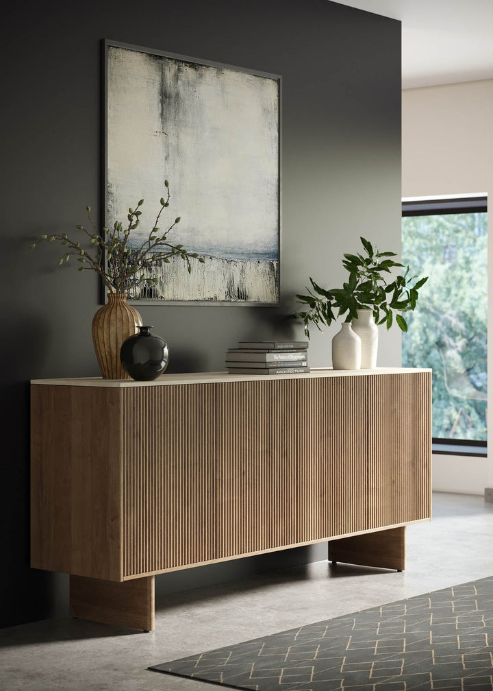 Modern Hedron Sideboard - Stylish & Functional Living Room Furniture