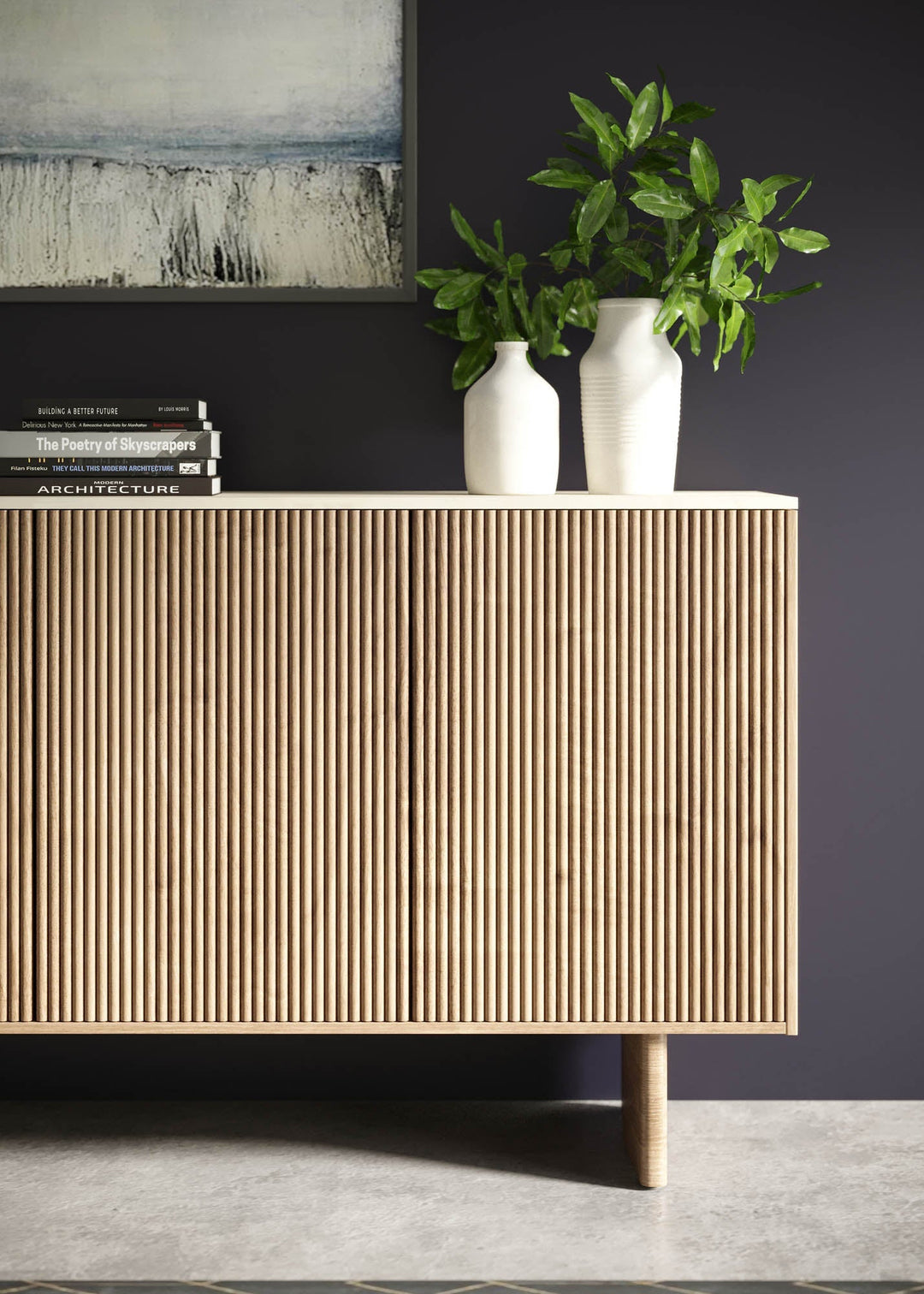 Modern Hedron Sideboard - Stylish & Functional Living Room Furniture