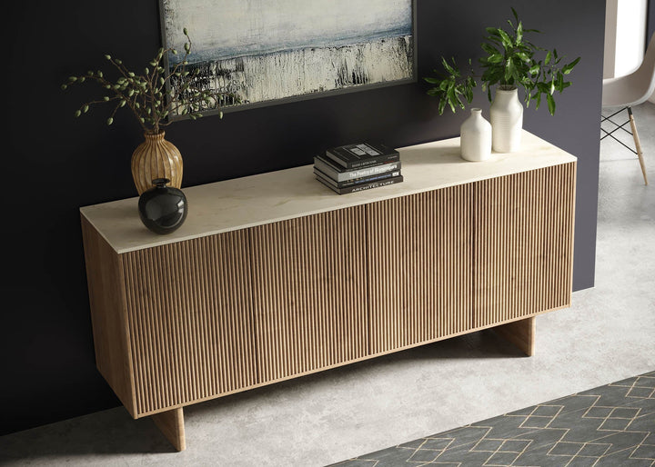 Modern Hedron Sideboard - Stylish & Functional Living Room Furniture