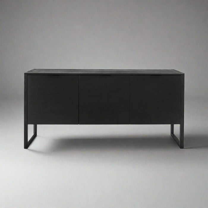 Irving 3 Door Sideboard - Black