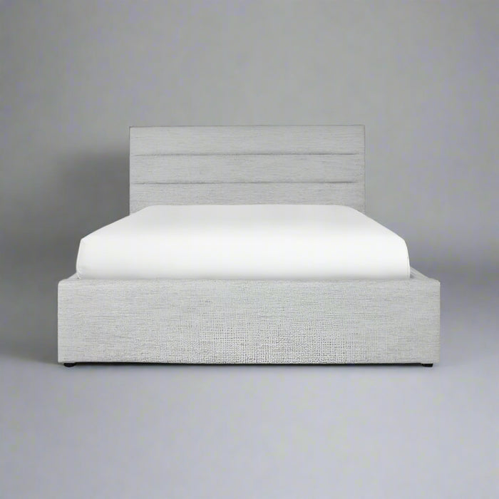 Justin Double Storage Bed - Stone