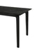 Kenzo Dining Table 71” - Black - Decoronto