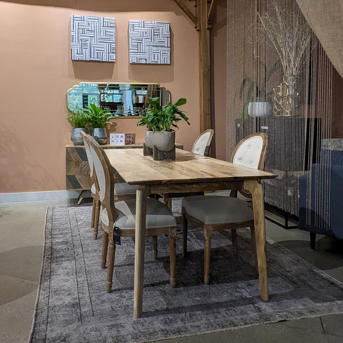 Kenzo Dining Table Small 60” – Natural - Decoronto