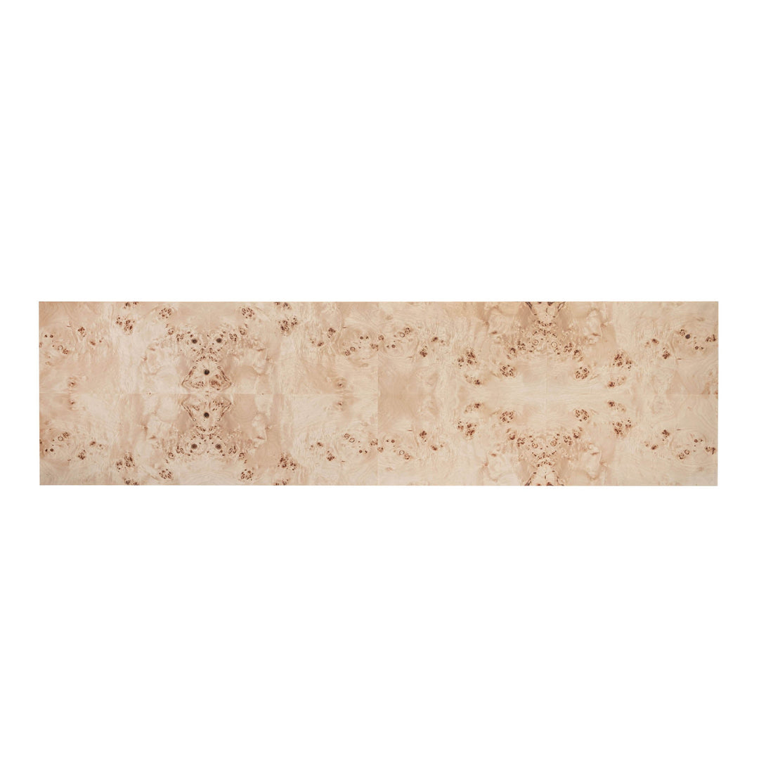 Mappa 3 Door Sideboard - Elegant Light Burl Finish with Ample Storage