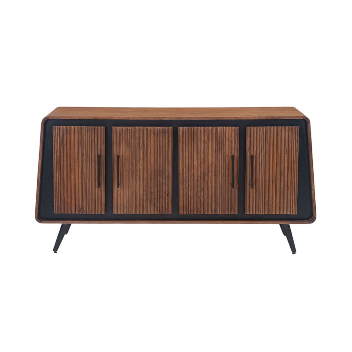 Two-tone mango wood sideboard with generous storage. Elegant, versatile, and timeless. Perfect for dining, entryway, or media use. Free Canada-wide shipping.