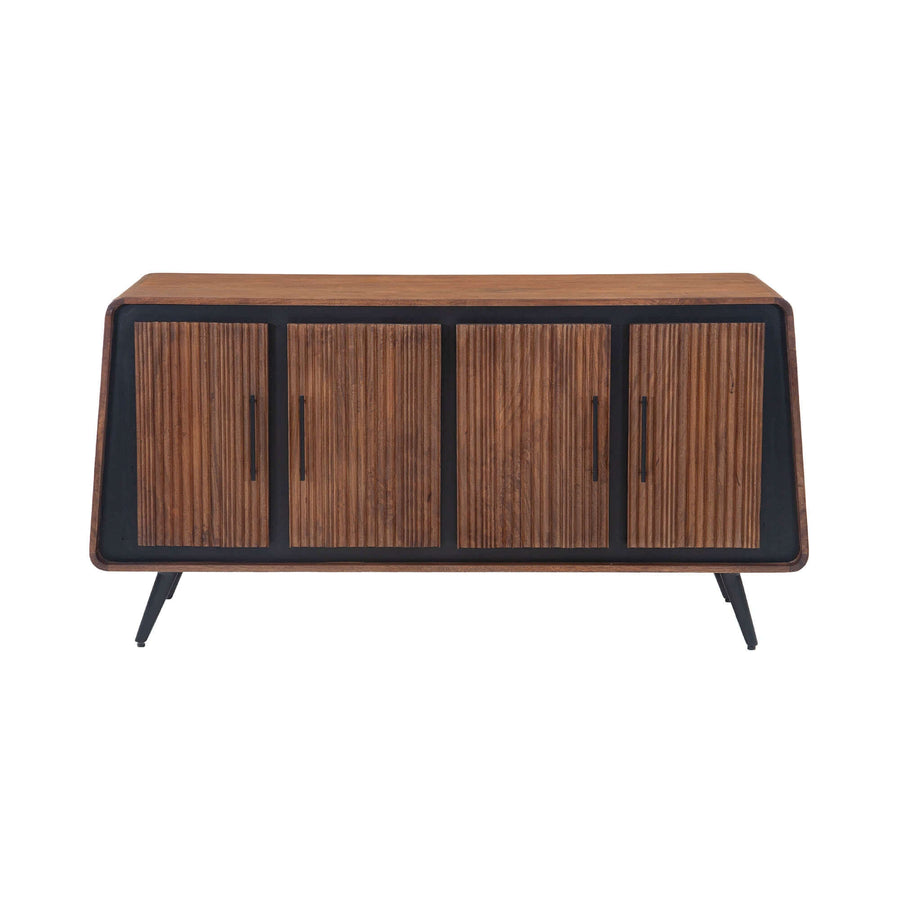 Two-tone mango wood sideboard with generous storage. Elegant, versatile, and timeless. Perfect for dining, entryway, or media use. Free Canada-wide shipping.