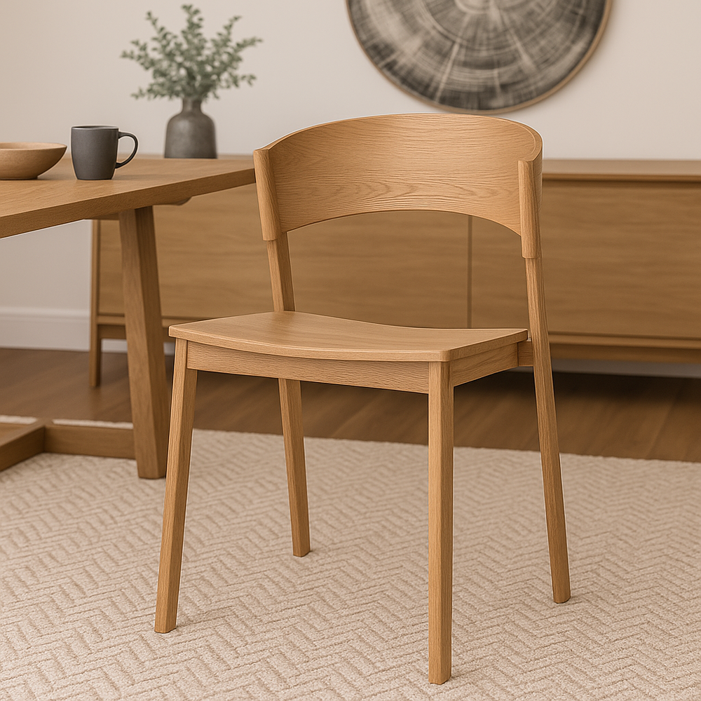 Elias Dining Chair - Oak - Decoronto