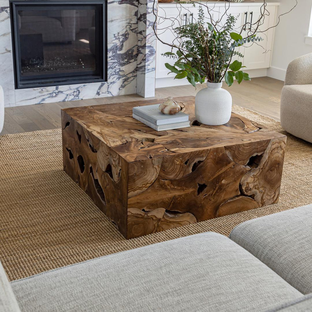 Natura Flow Square Coffee Table - Decoronto