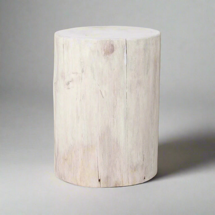 Nova Wide 18" Stump - Round - White