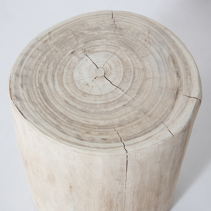 Nova Wide 18" Stump - Round - White