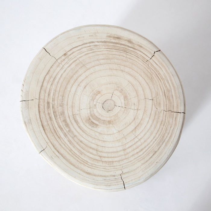 Nova Wide 18" Stump - Round - White