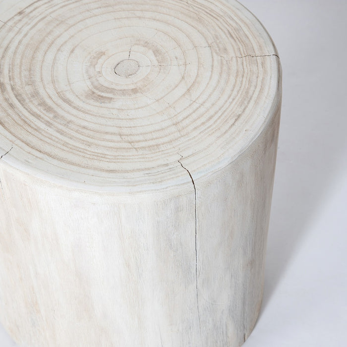 Nova Wide 18" Stump - Round - White