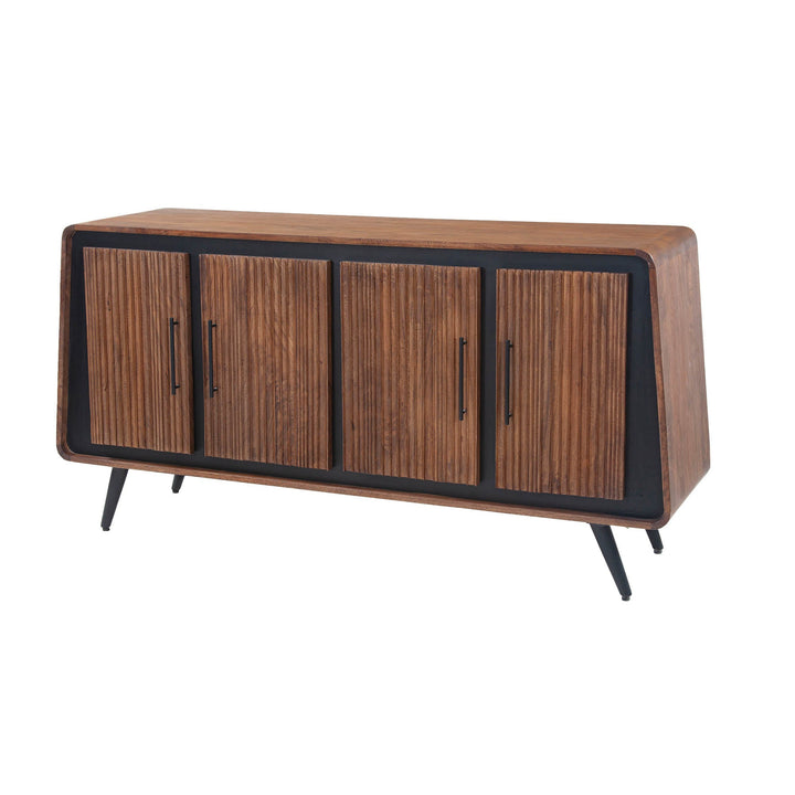 Modern Railtown Sideboard - Elegant Wooden Storage Cabinet