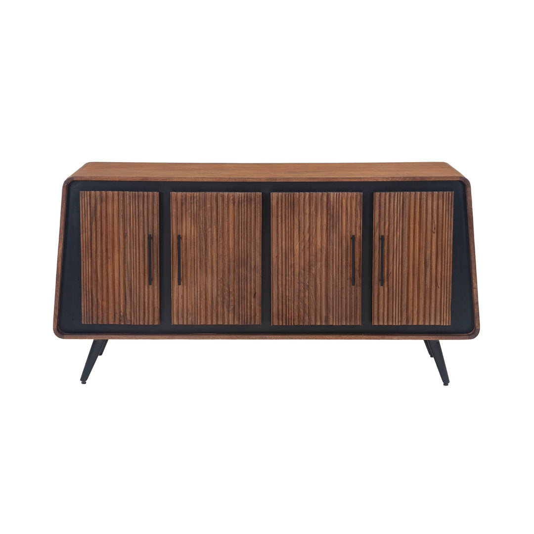 Modern Railtown Sideboard - Elegant Wooden Storage Cabinet