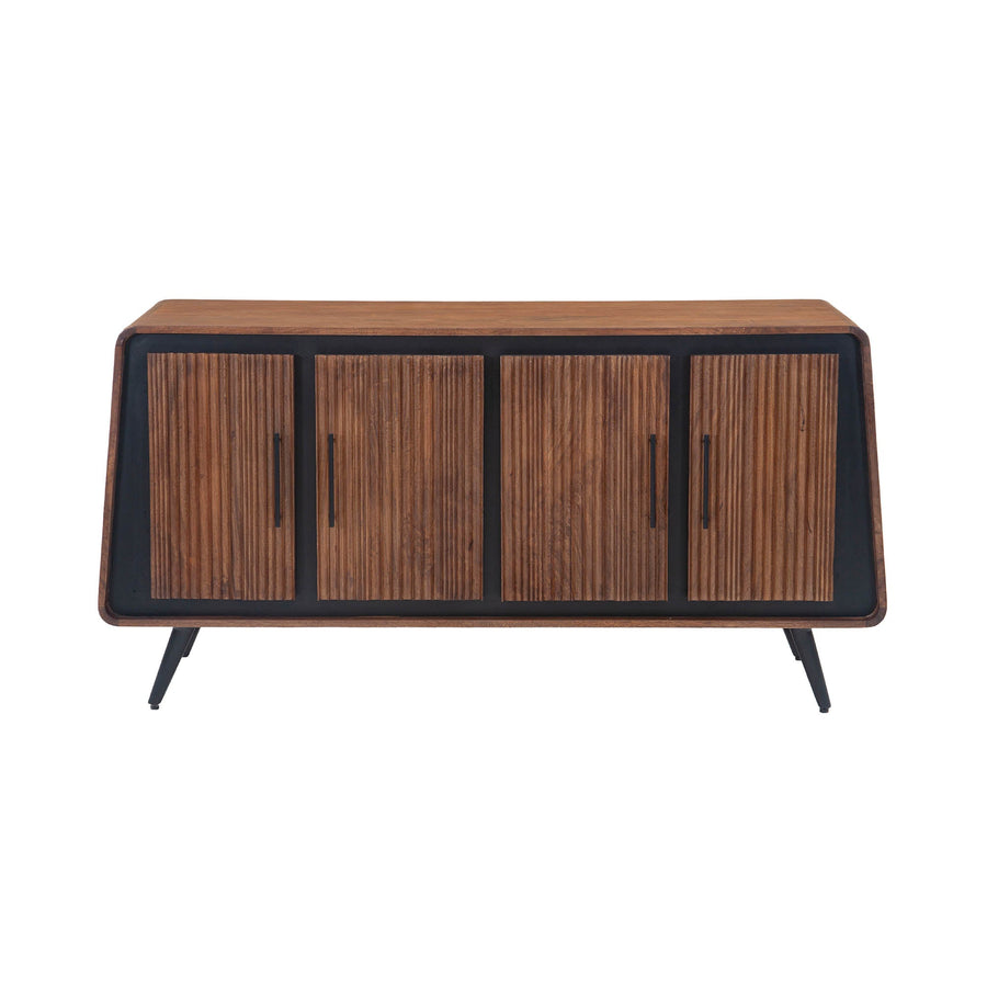 Modern Railtown Sideboard - Elegant Wooden Storage Cabinet