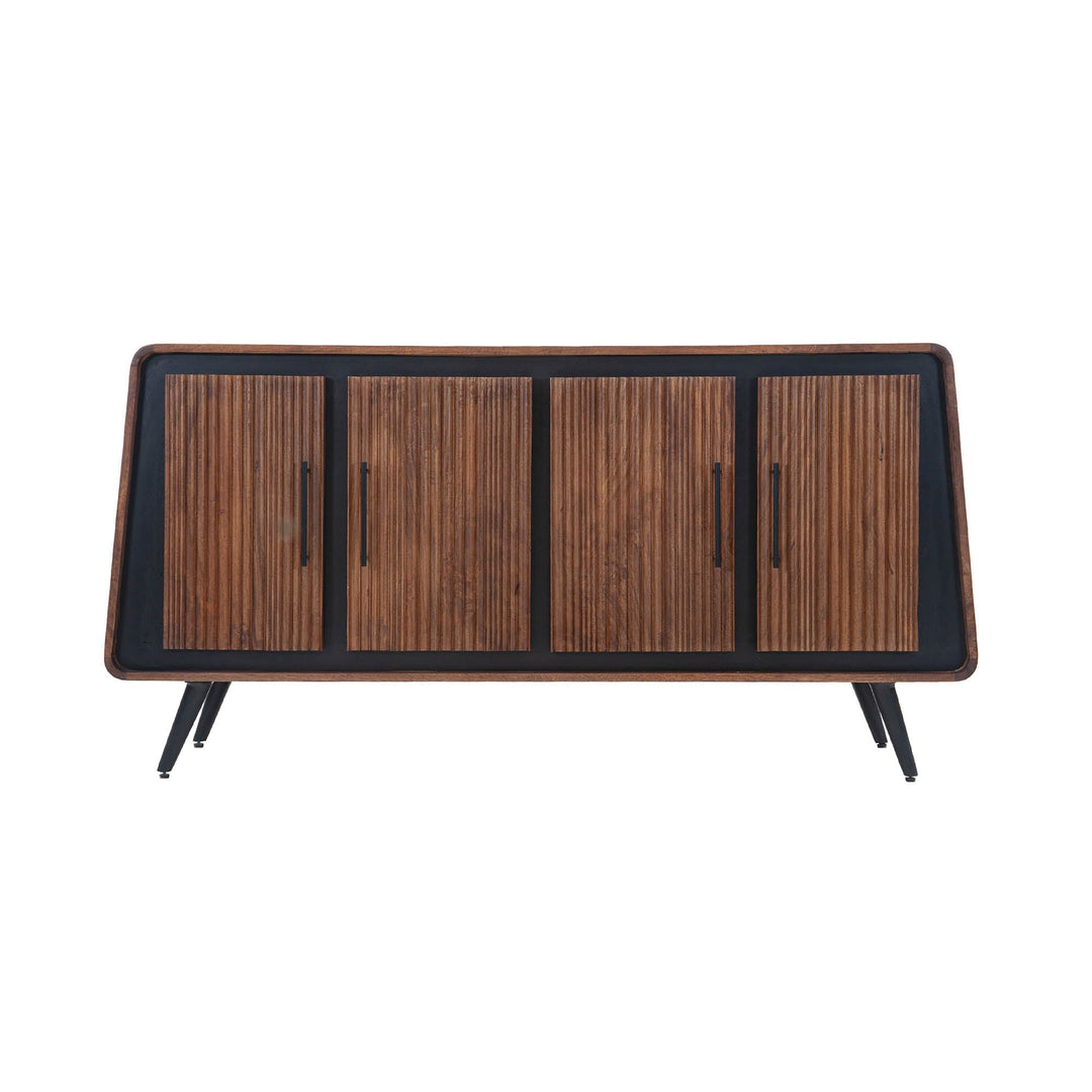 Modern Railtown Sideboard - Elegant Wooden Storage Cabinet