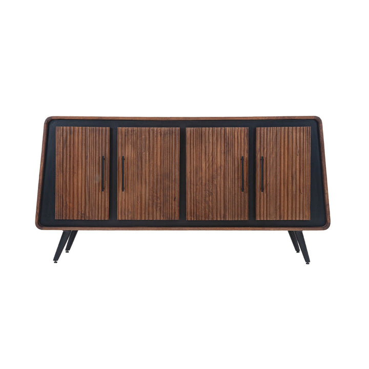 Modern Railtown Sideboard - Elegant Wooden Storage Cabinet