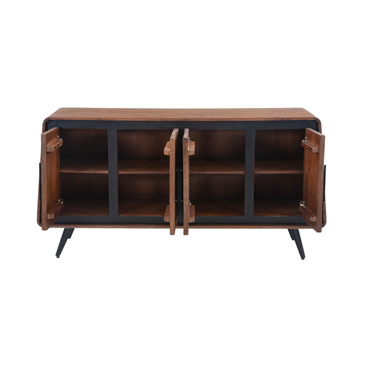 Modern Railtown Sideboard - Elegant Wooden Storage Cabinet